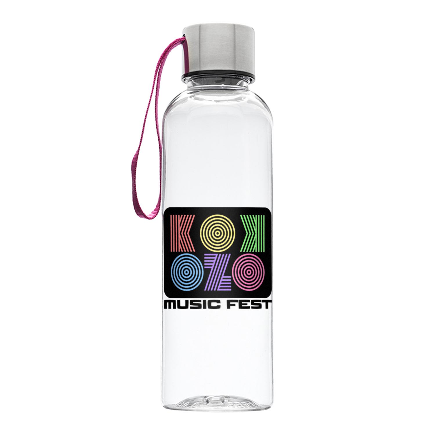 17 oz. Ostia Plastic Water Bottle (Full Color Imprint) 8