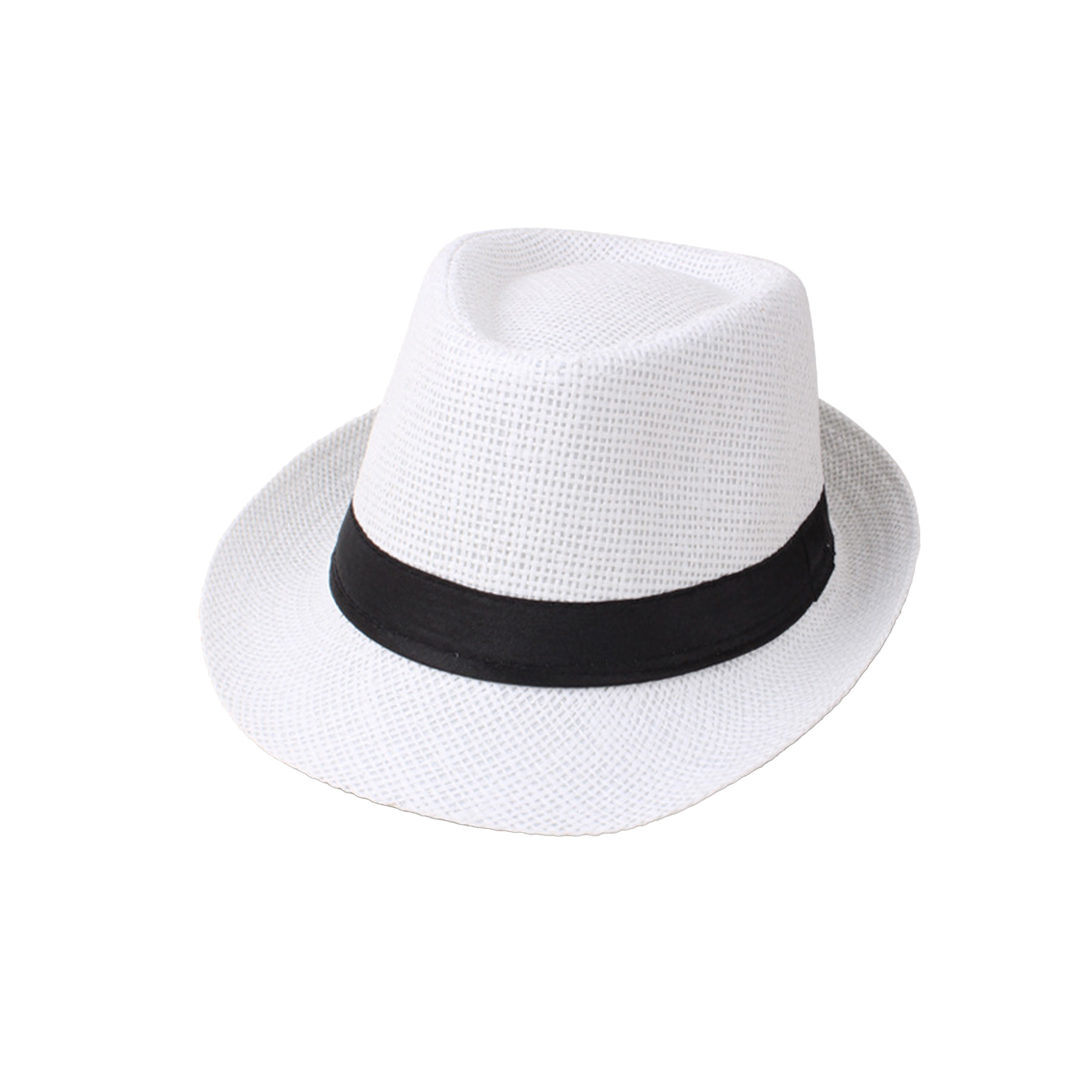 Summer Straw Fedora Hat 7