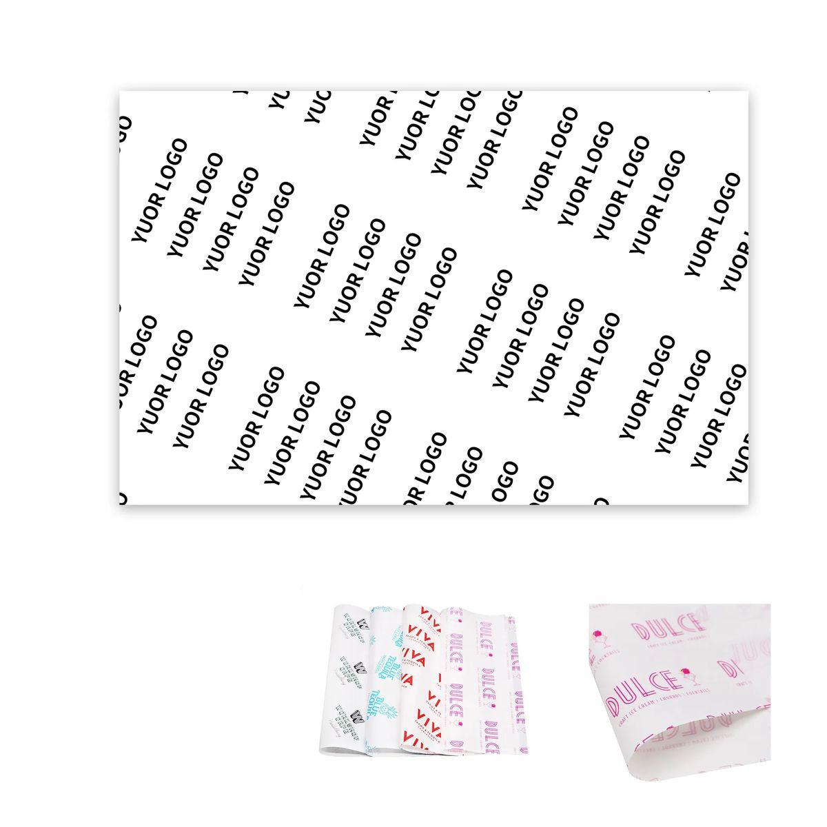 Grease Proof Food Wrapping Paper 12x12 Inches 5
