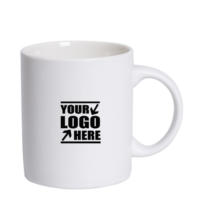 12oz Matte or Glossy Ceramic Custom Logo Mug 3