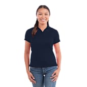Women's MORENO TEXT MICRO SS POLO 498