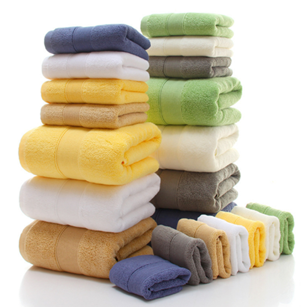 3 Piece Combed Cotton Towel Gift Set 5