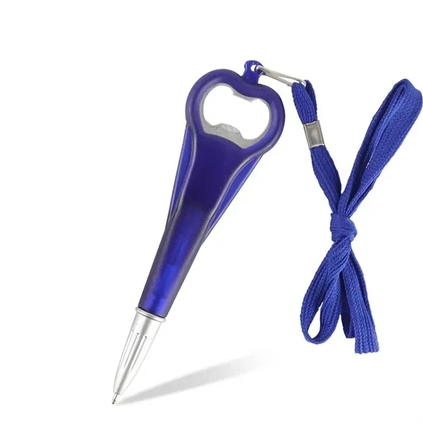 Lanyard Bottle Opener Pen - Multi-functional Keychain Tool 2