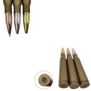 Brass Color Bullet Shaped Pen 7