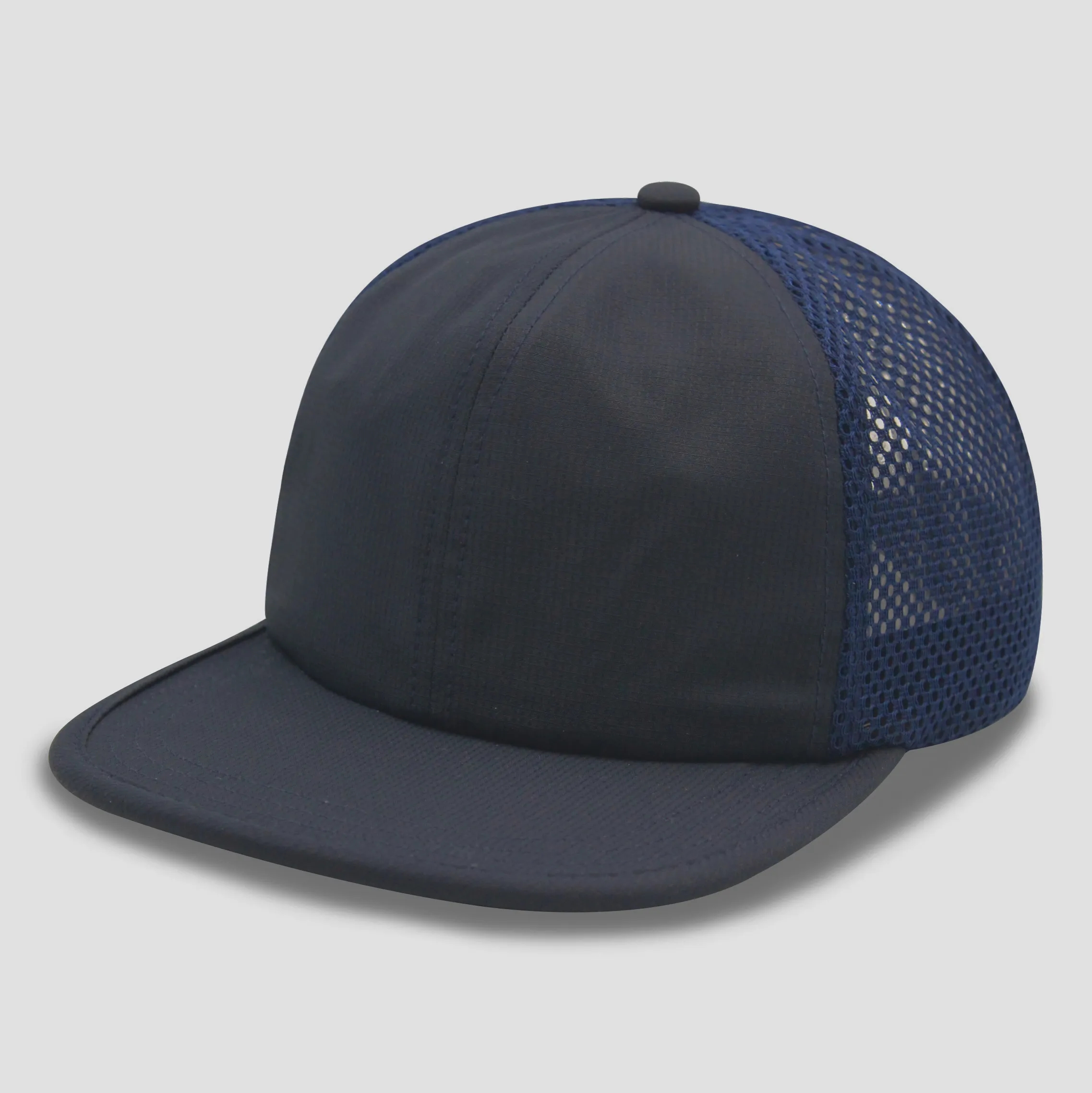 Wide set mesh trucker cap