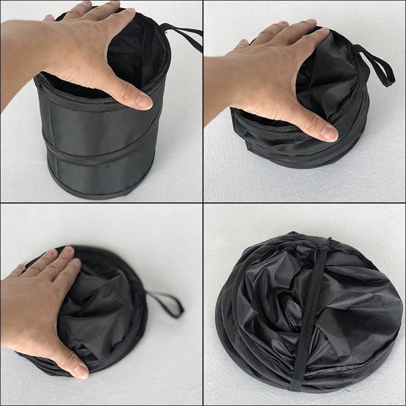 Collapsible Portable Polyester Car Trash Can & Storage Bin 8