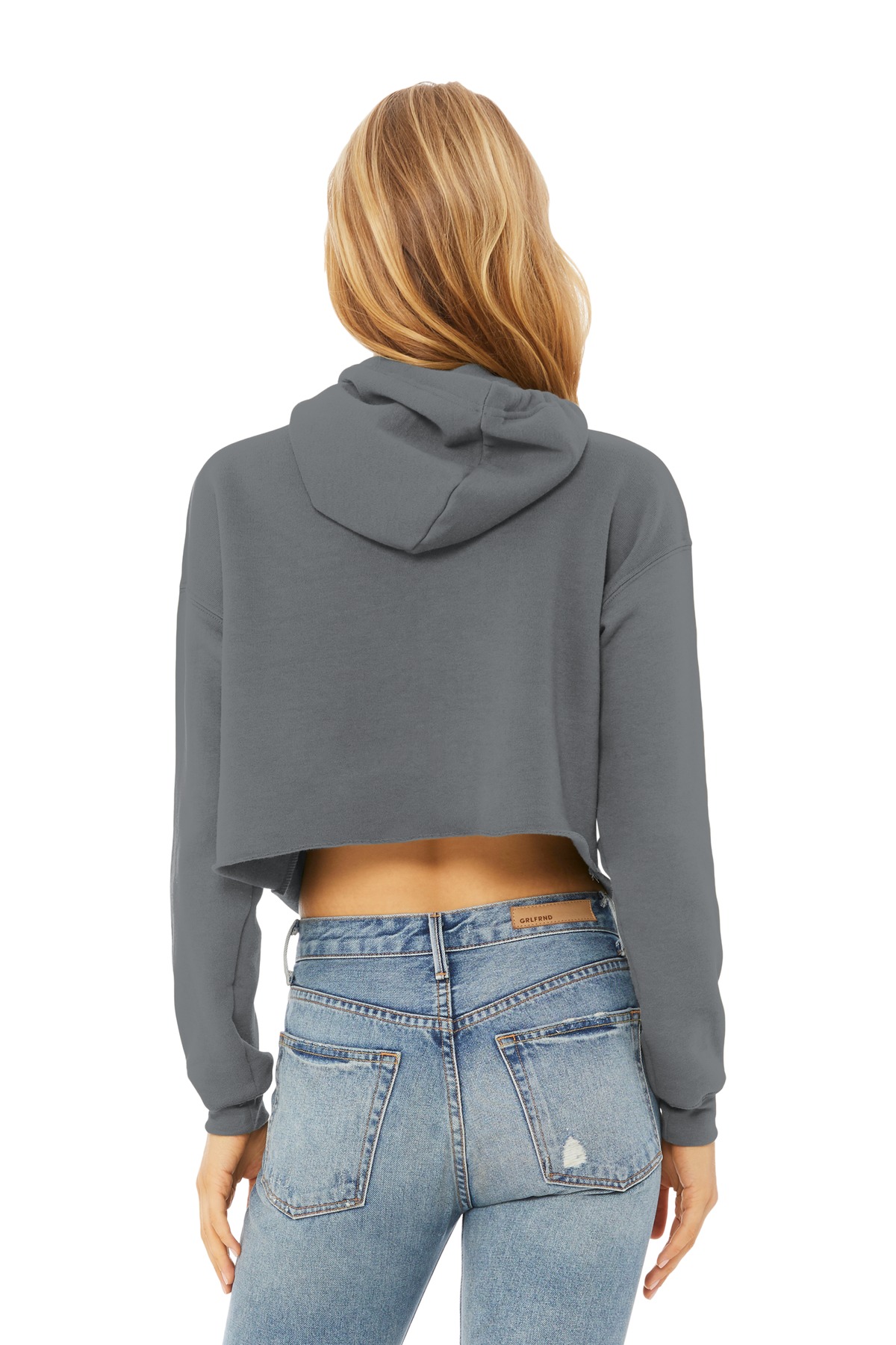 BELLA+CANVAS Women's Sponge Fleece Cropped Fleece Hoodie. BC7502 15