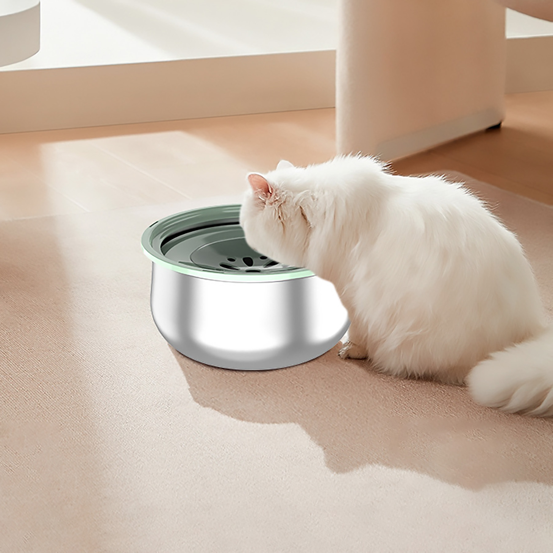 Stainless Steel Large Capacity Pet Water Bowl 2