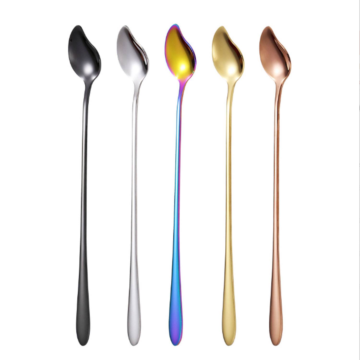 304 stainless steel long-handled small spoons 2
