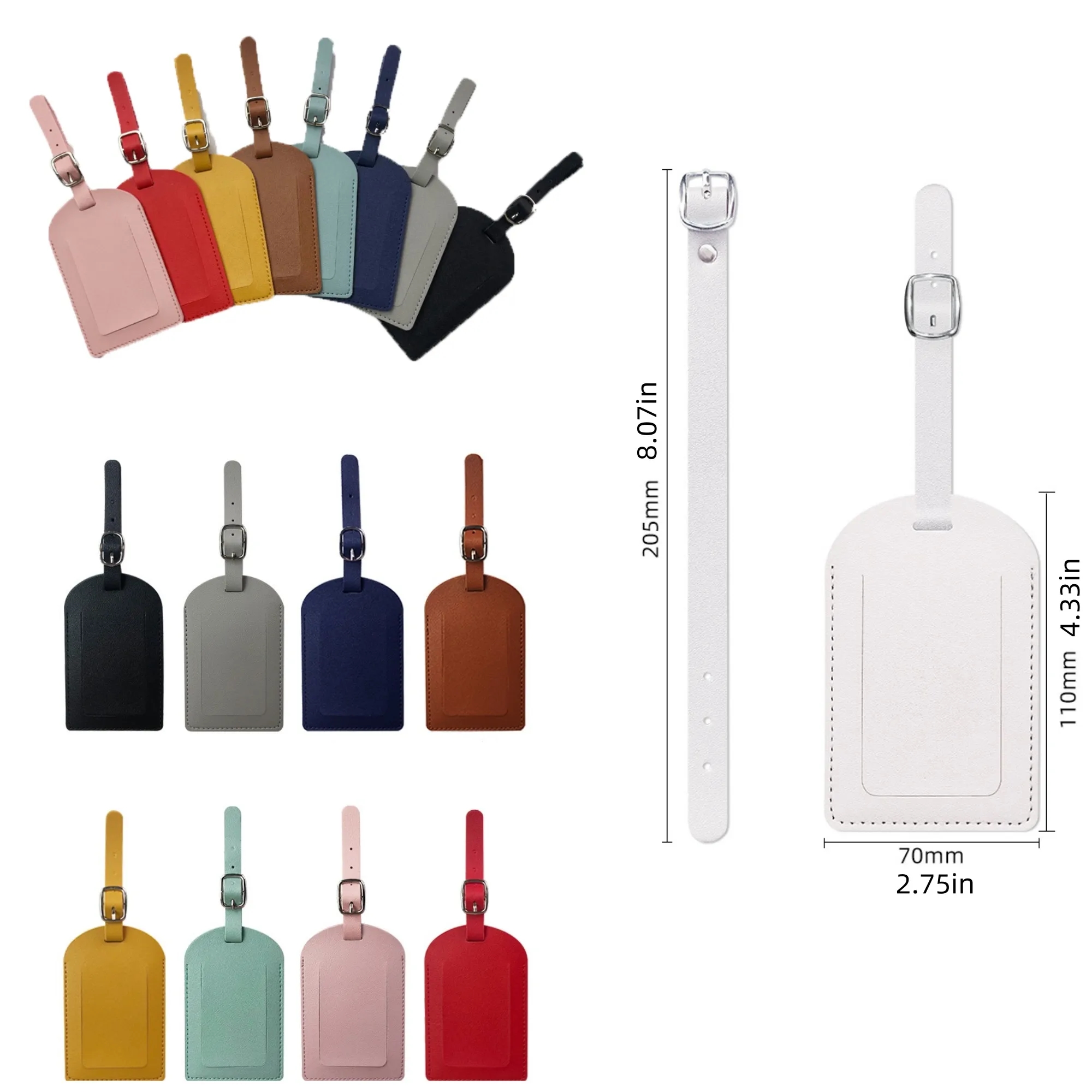 Customized leather boarding pass card holder 4