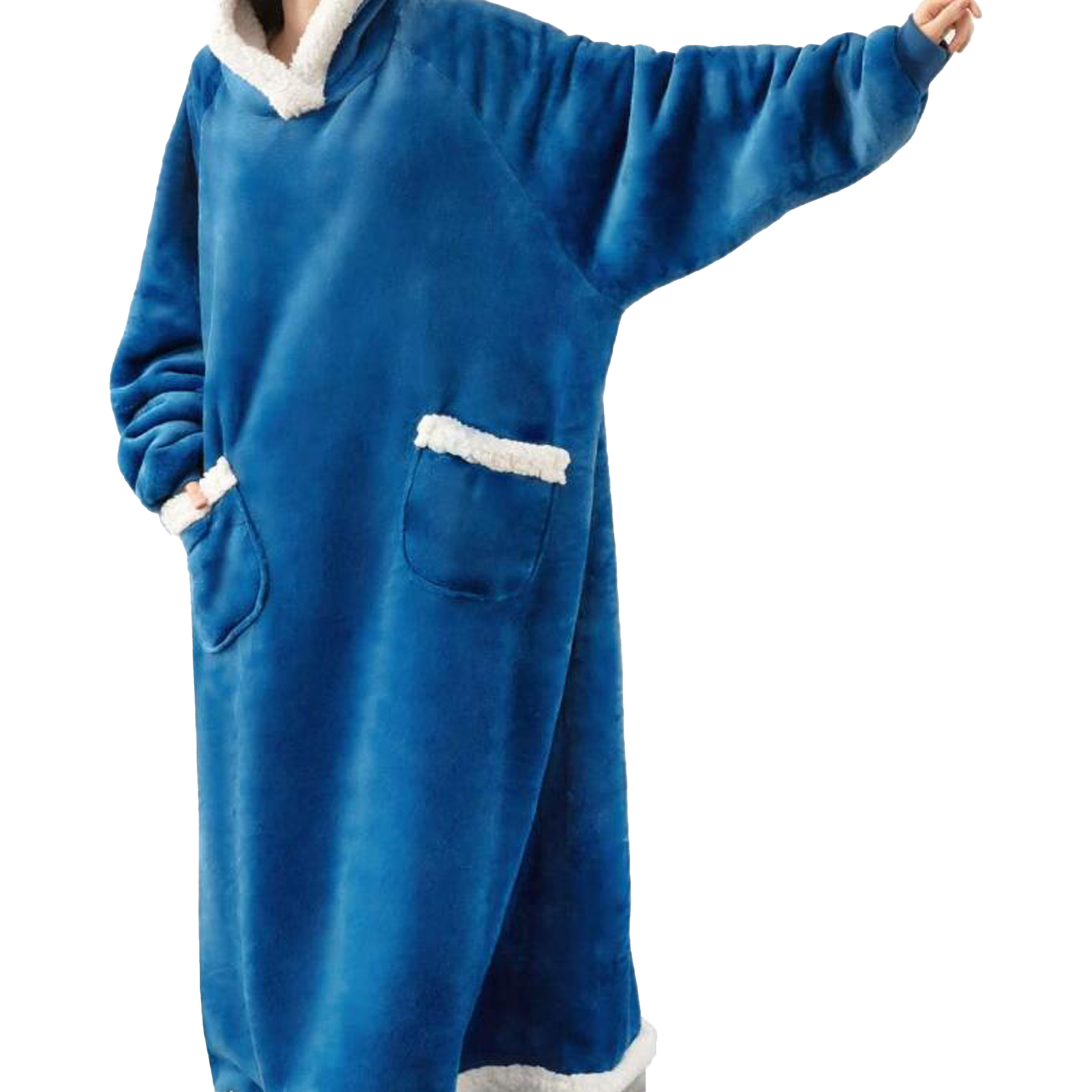 Polyester Winter Extended And Thickened Lazy Blanket 14