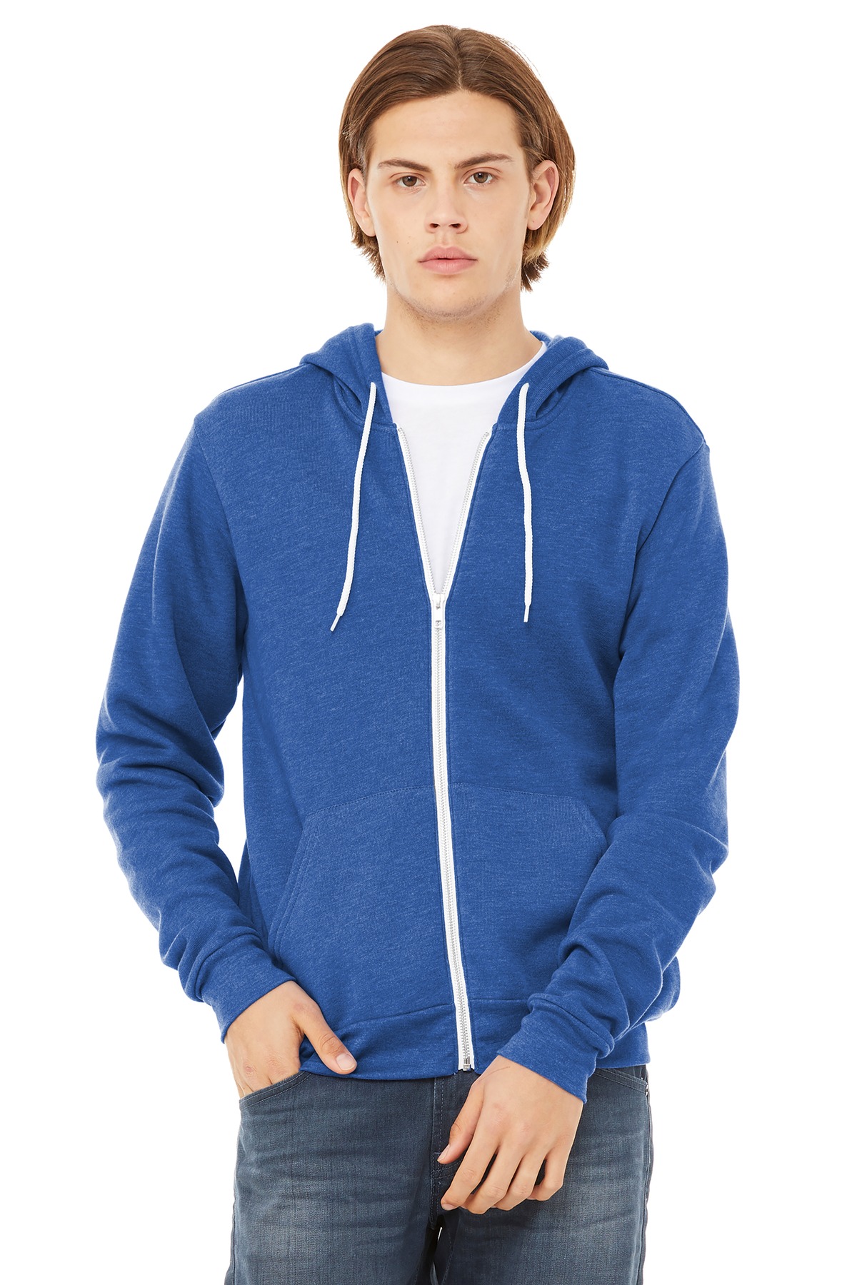 BELLA+CANVAS Unisex Sponge Fleece Full-Zip Hoodie. BC3739 128