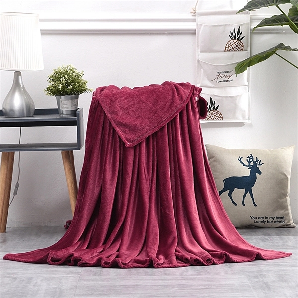 Fleece Microfiber Throw Blanket 8