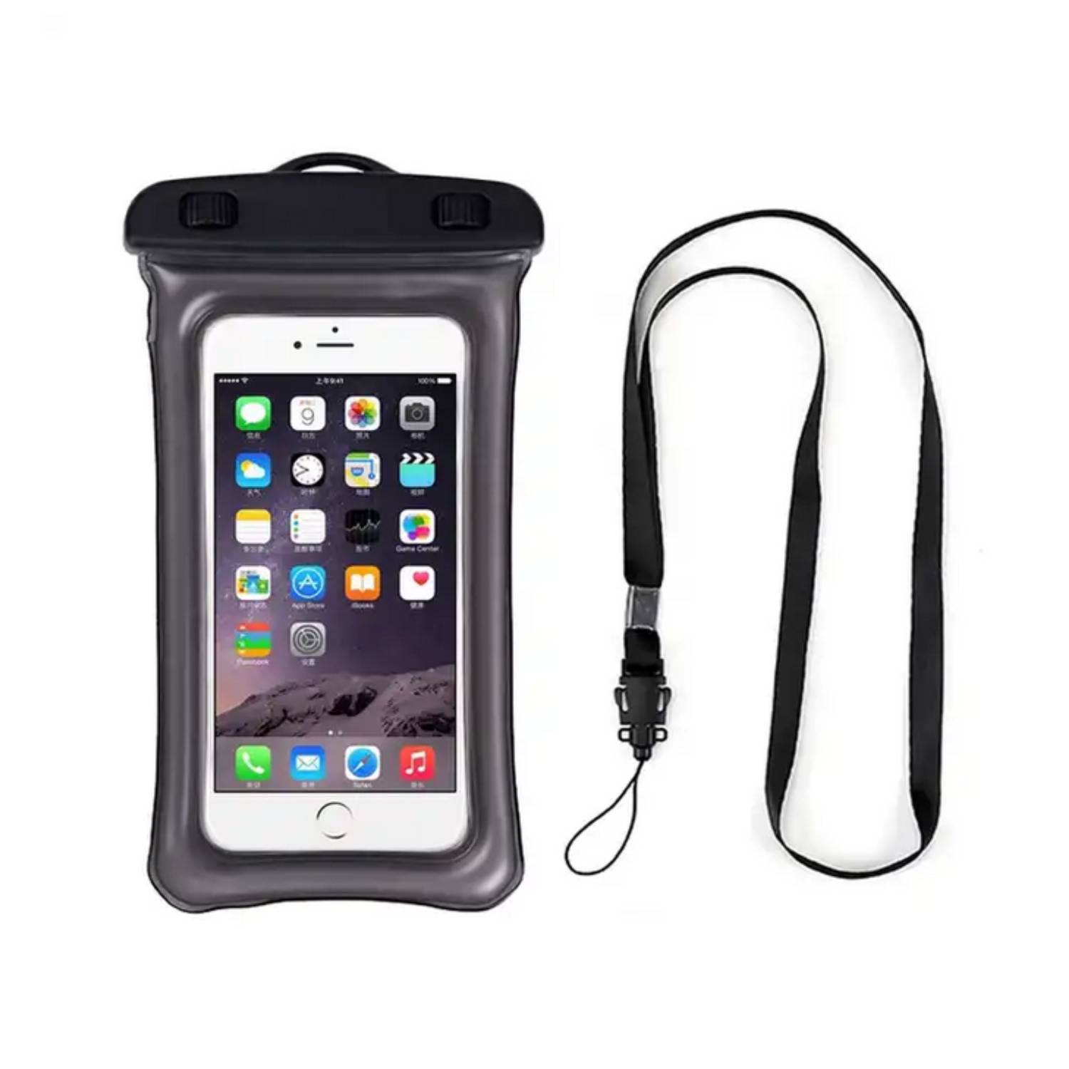 IPX8 Waterproof Floating Mobile Phone PVC Pouch with Lanyard 9