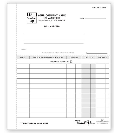 Statement, One Write System 2
