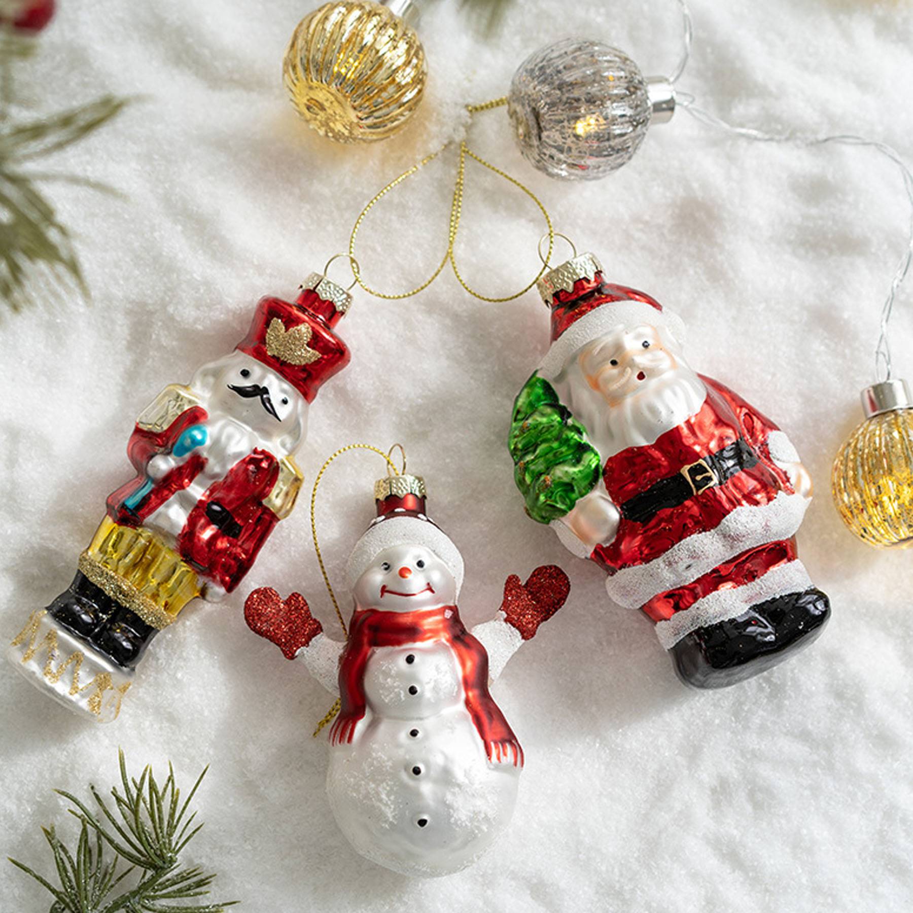 Glass Christmas Tree Decoration Ornaments 4