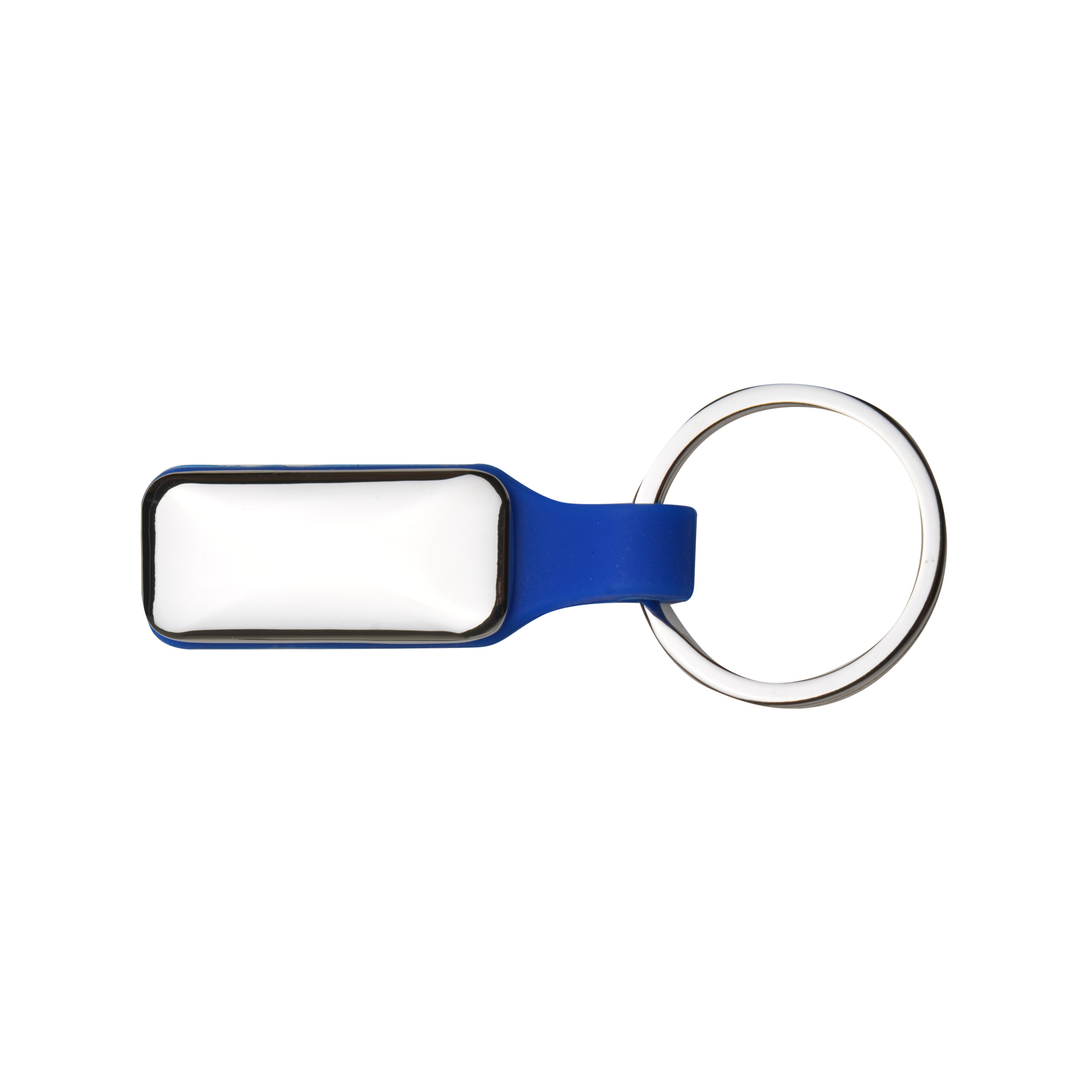 Metal Key Chain with Colored Silicon Strap 3