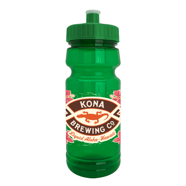 Cycle 24oz Recycled Transparent Bike Bottle w/Push-Pull Lid 10