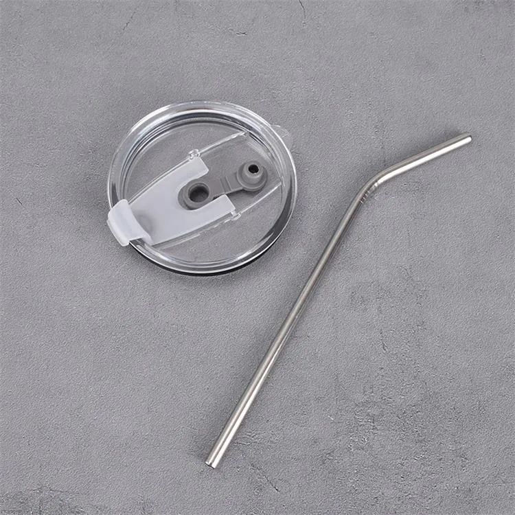 Vacuum Insulated Coffee Mug with Lid Straw 5