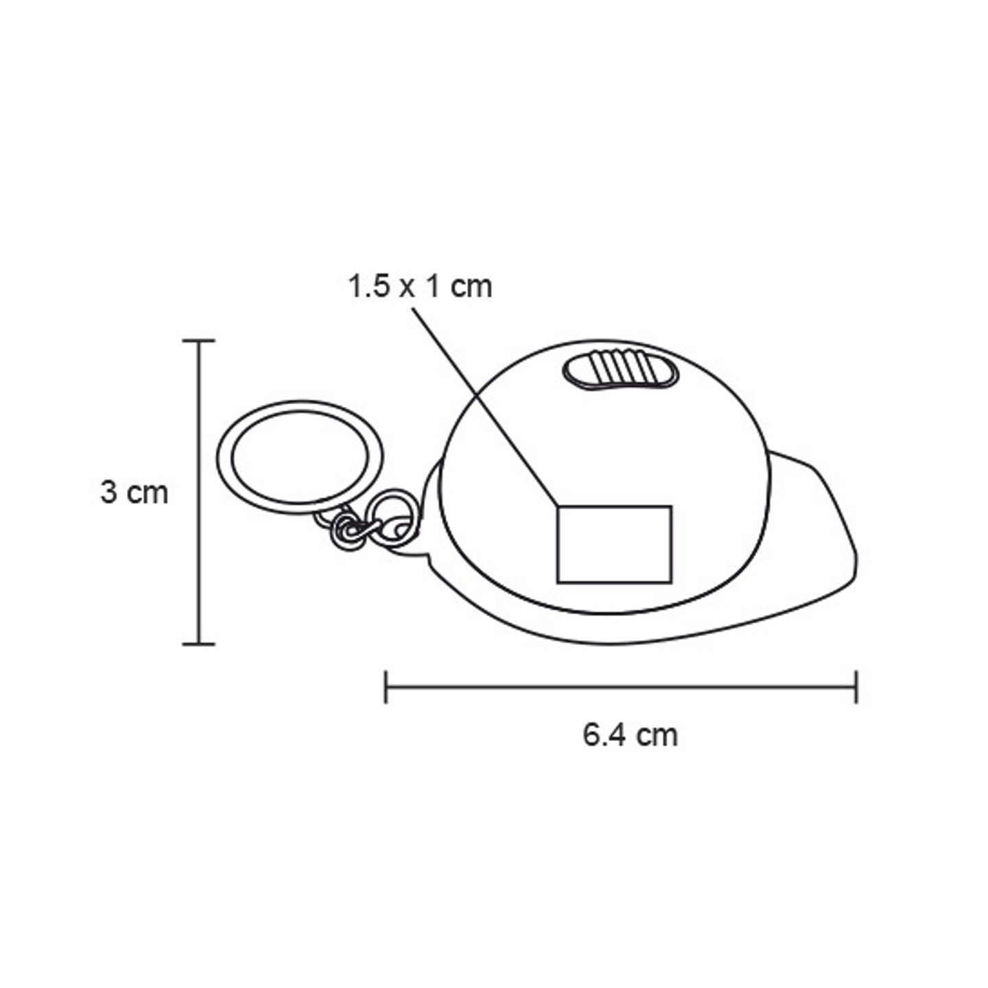 Helmet Keychain flashlight Bottle Openers 2