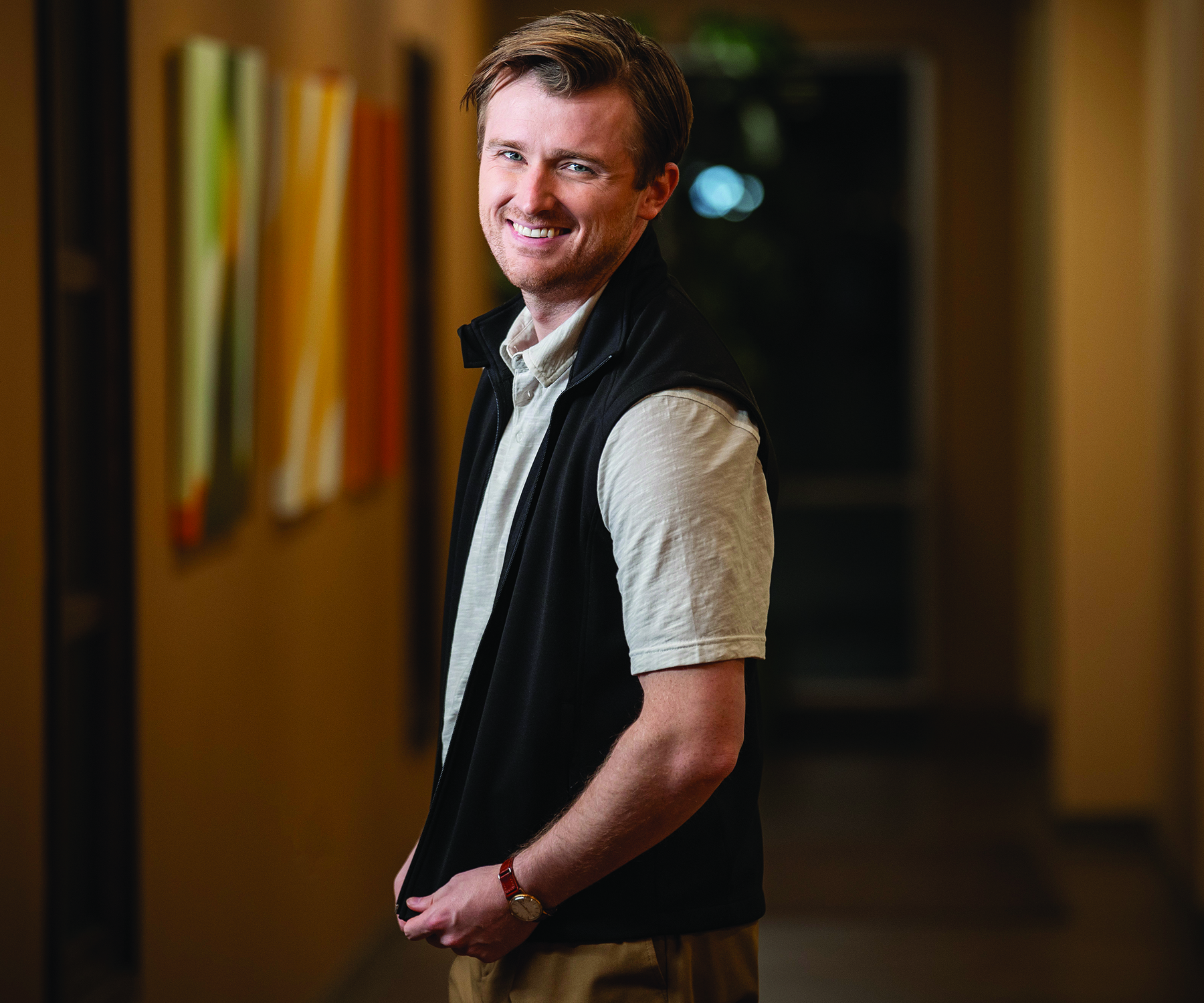 Men's Seaport Full Zip Performance Vest