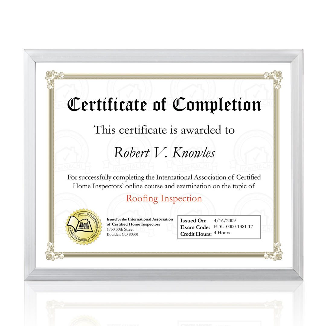 Metropolitan Certificate Frame 4