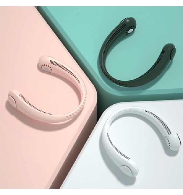 Wearable Portable Neck Bladeless 360 Cooling Fan 4