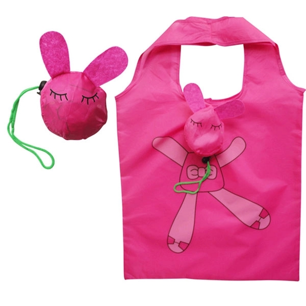 Rabbit Polyester Foldable Shopping Bag 4