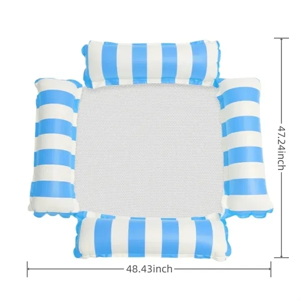 Inflatable Pool Lounger with Mesh Seat 5