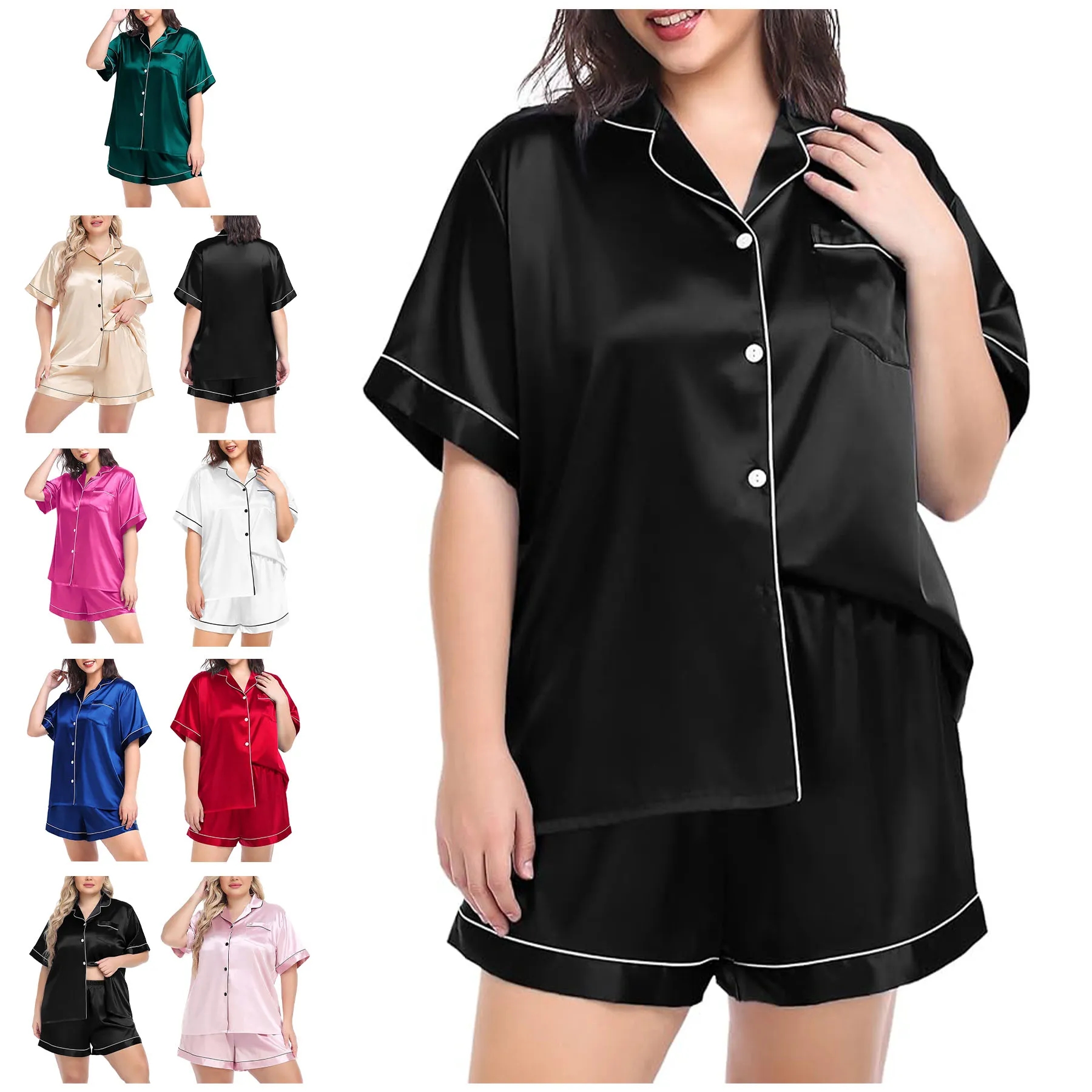 Women's Plus Size Pajama Set 2