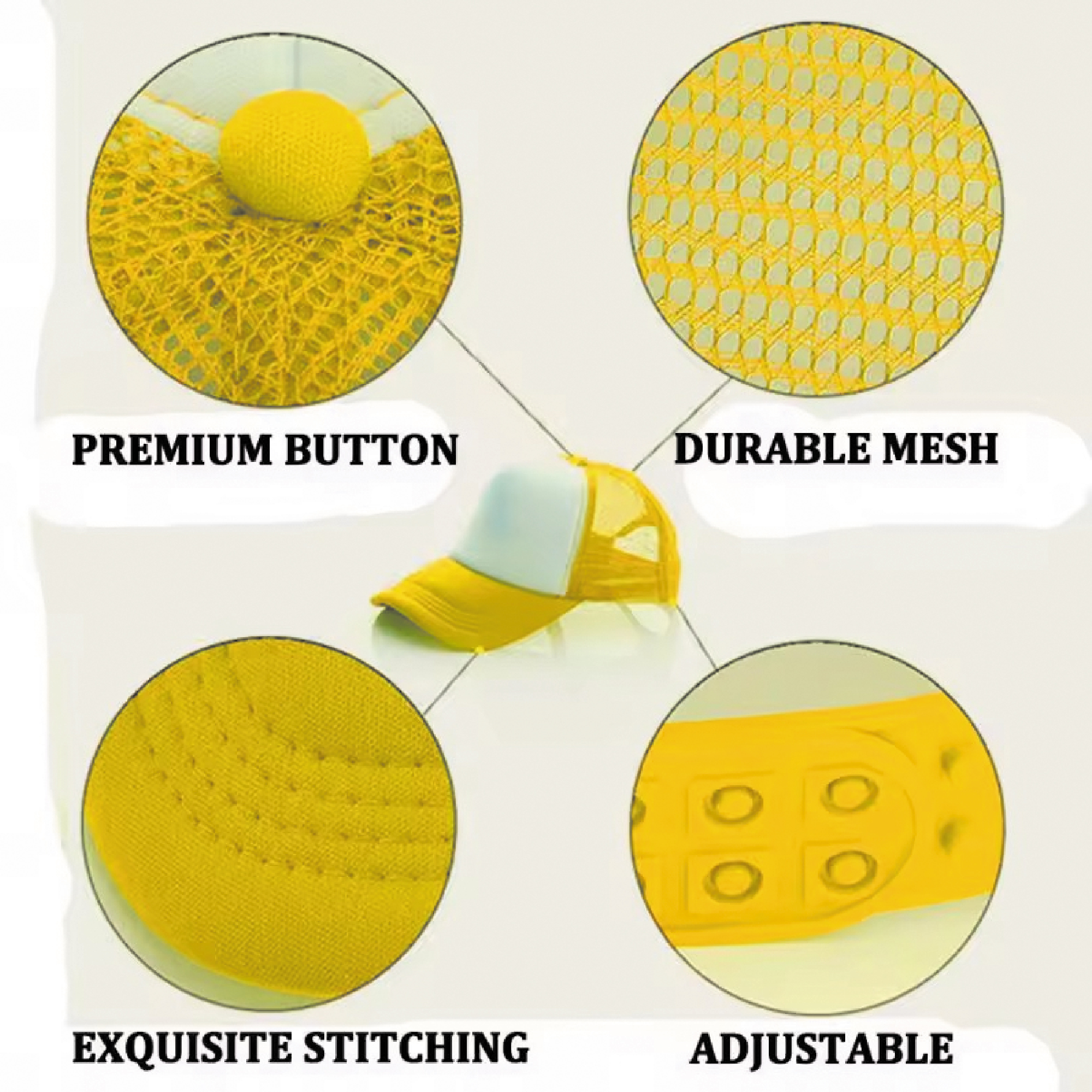 Customizable Breathable Mesh Back Trucker Hat 24