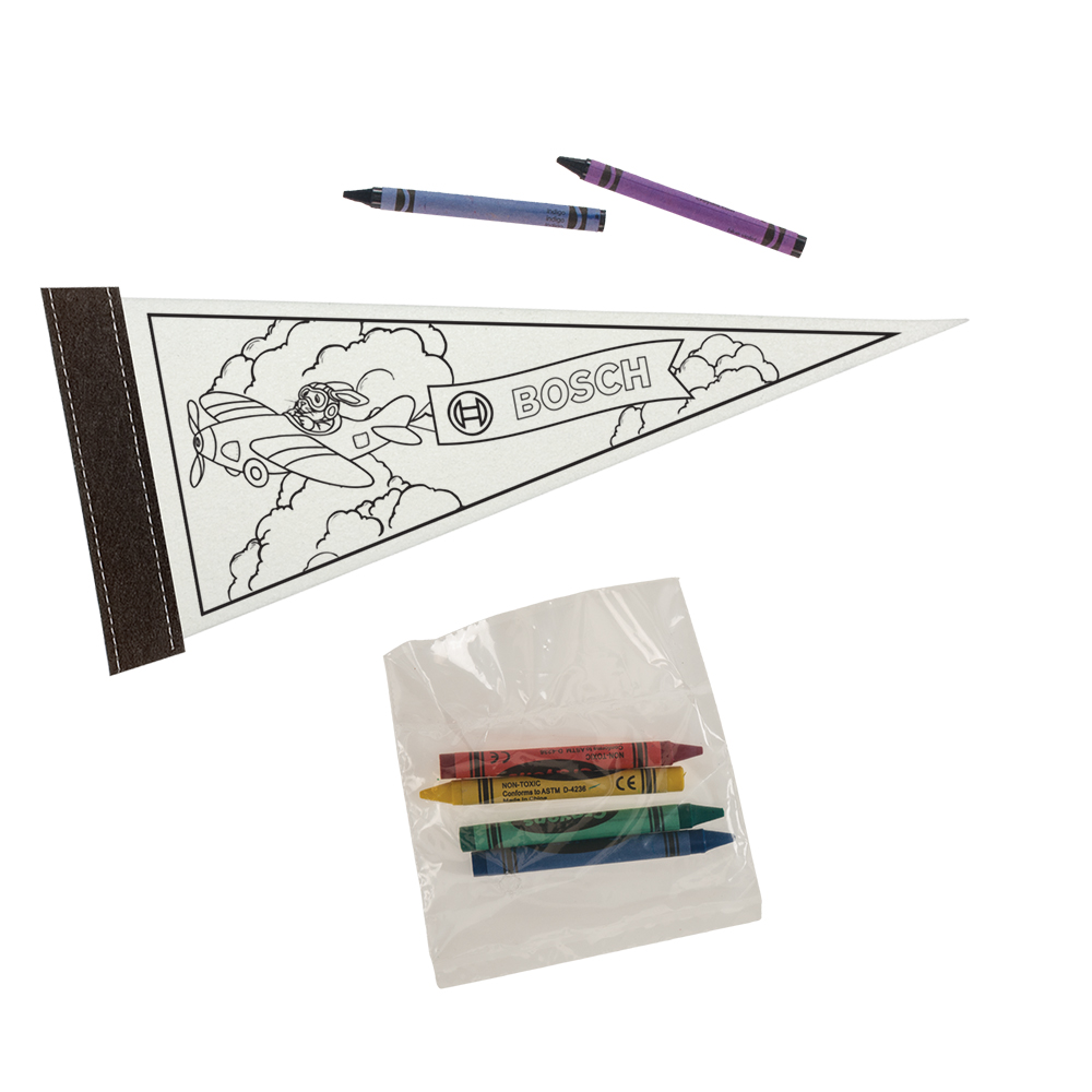 Pennants - 5" x 12" Color Me 10