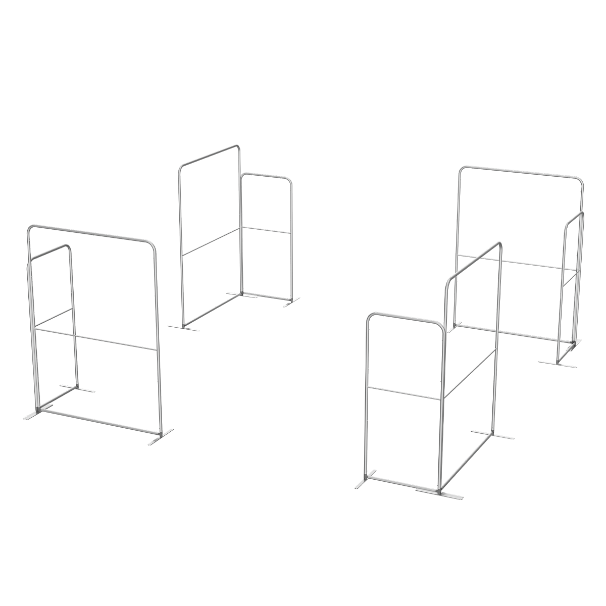 NEW MagLock 20'x20' Booth Fabric Display Kit A 2