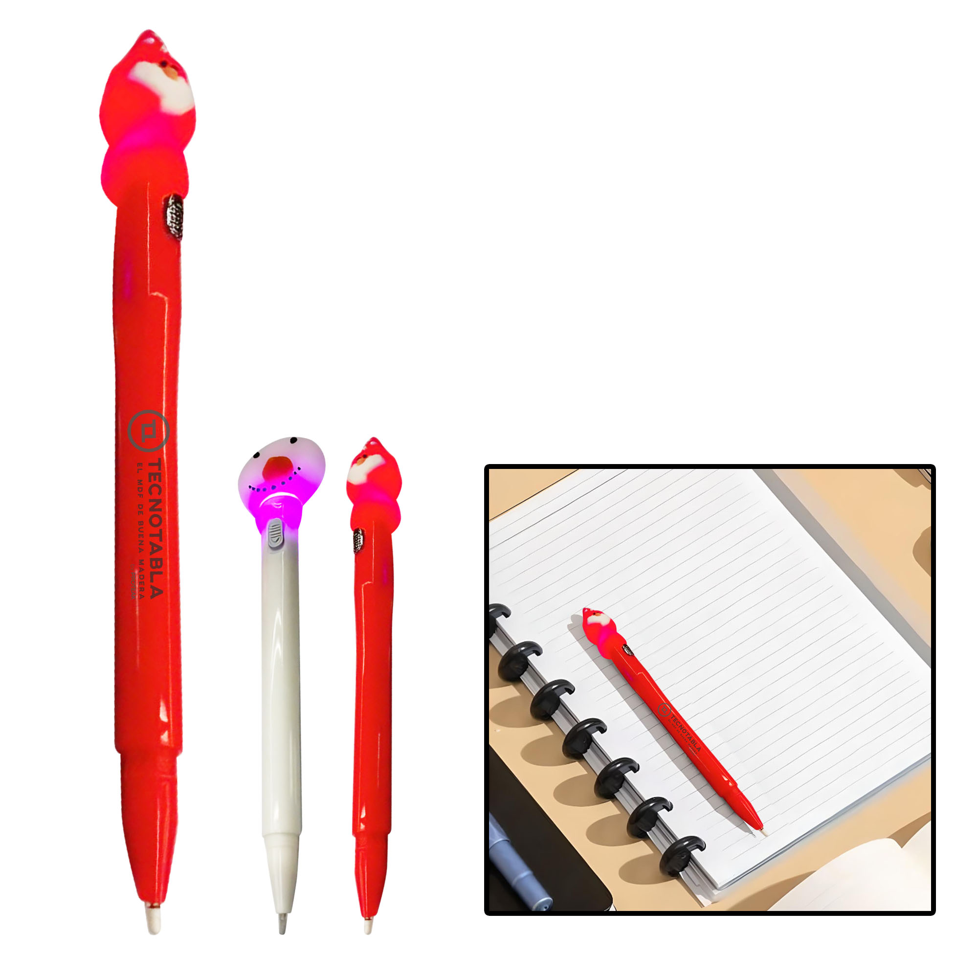 Christmas Novelty Light Up Pen 3