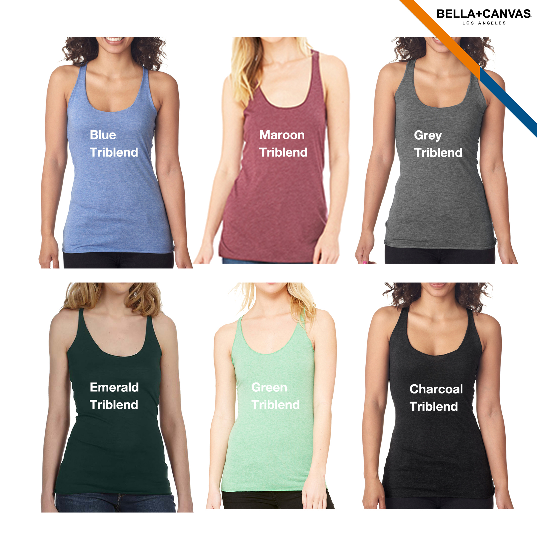 Bella Canvas® Ladies' Racerback Tank Tops 3