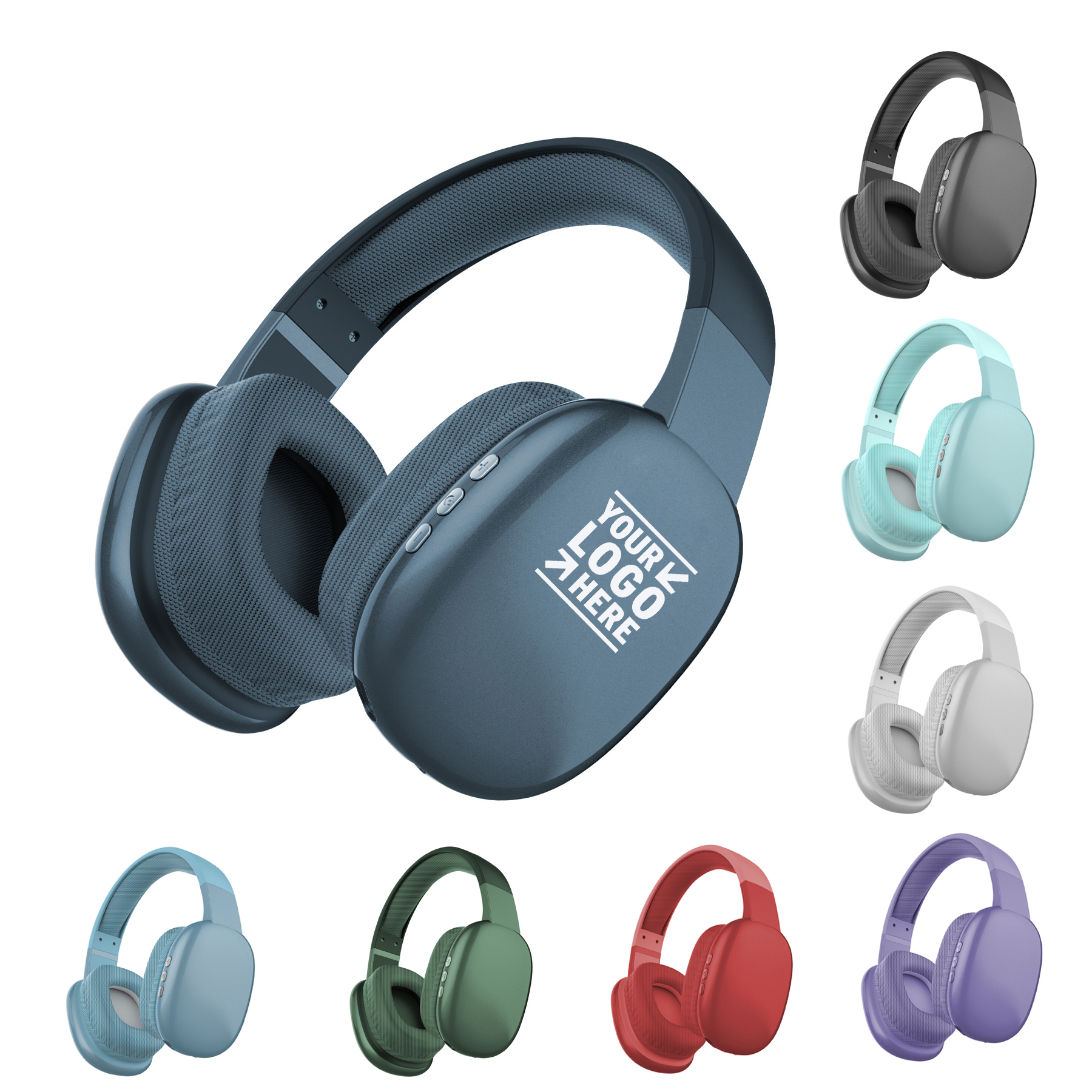 10Hr Playtime Rechargeable Over Ear Ultra Wireless Bluetooth Headphones with Microphone 2