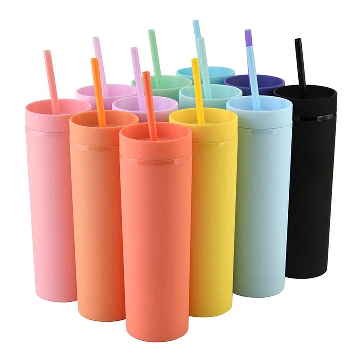 16Oz Double-Walled Skinny Tumbler 4