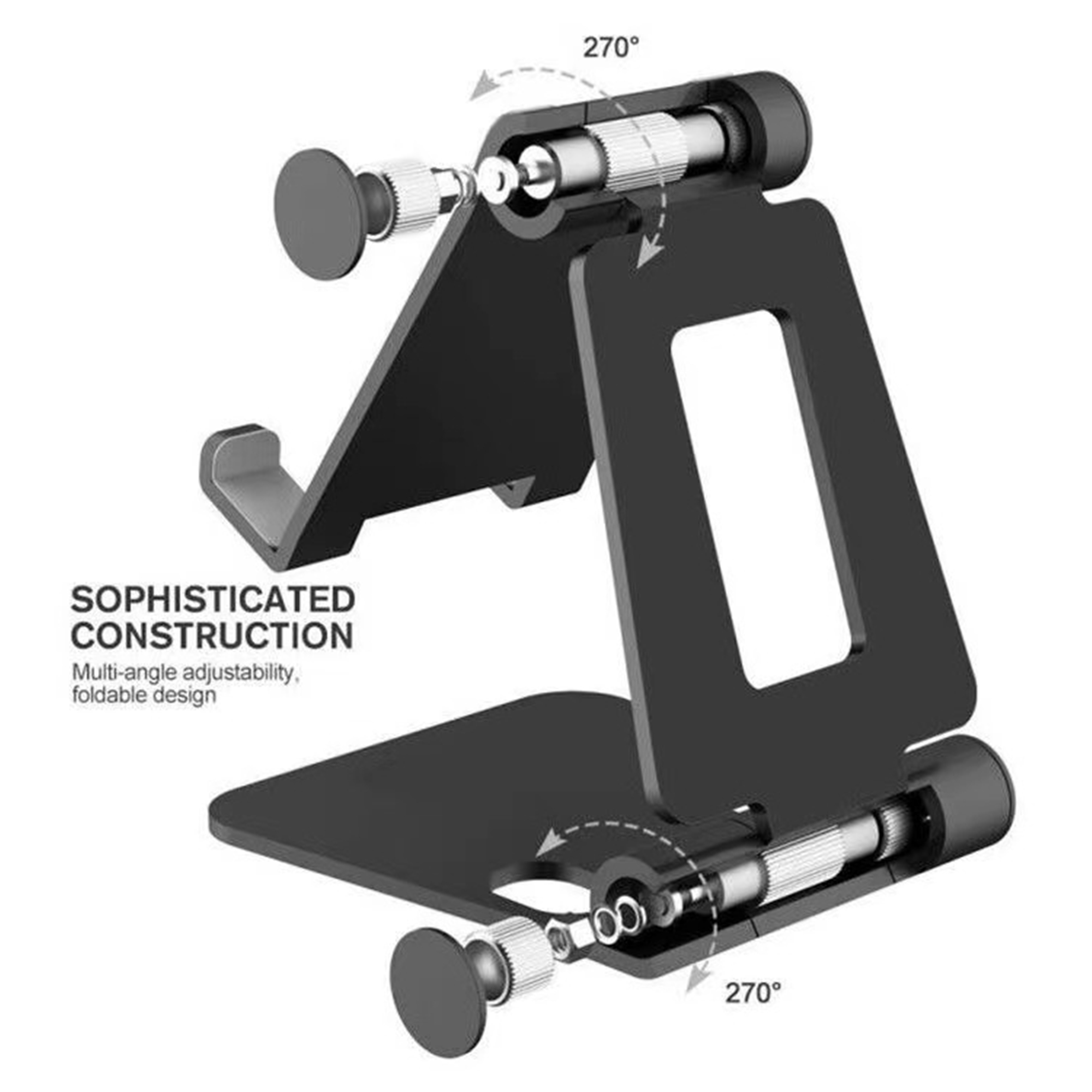 Dual Folding Cell Phone Holder Stand 5
