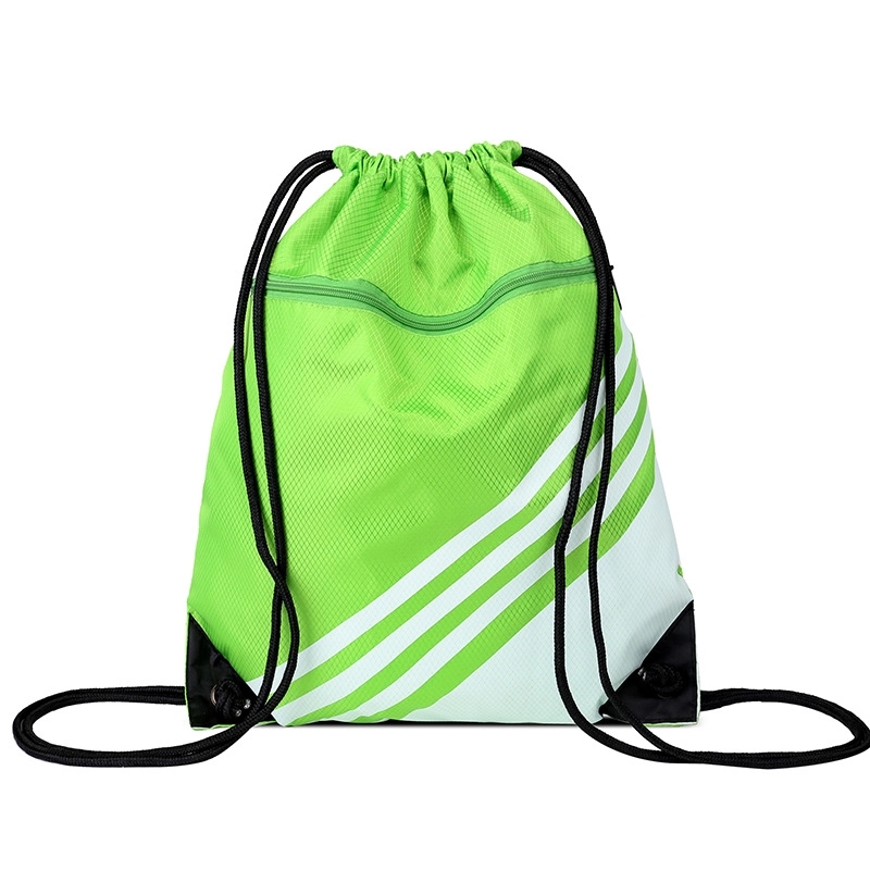 Nylon Drawstring Backpack w/ Reinforced Corner 3