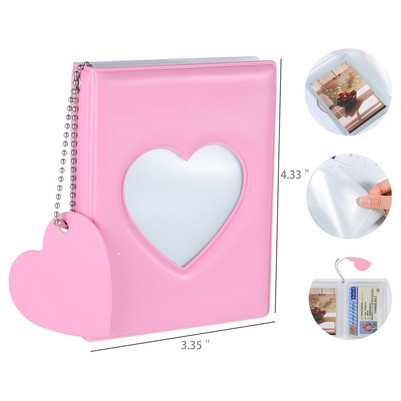 3" Photocard With Heart Pendant 32 Pockets 2