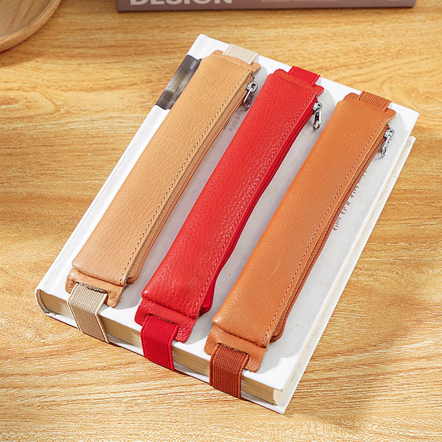 Single Cow Leather Pen Case 5