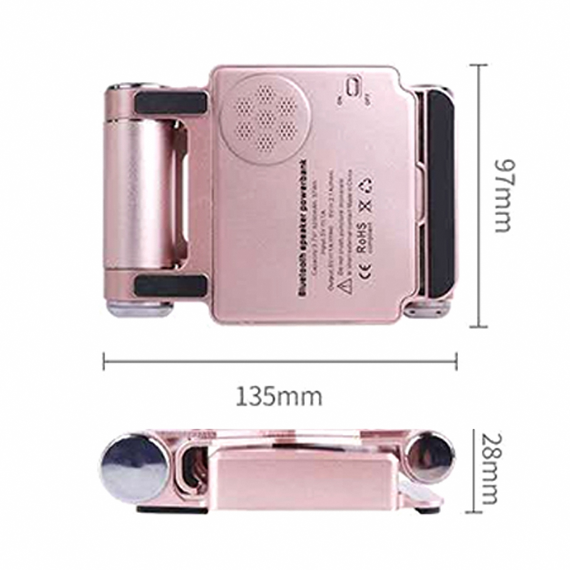 Multi-Function Power Bank with Bluetooth Speaker and Phone Stand 4