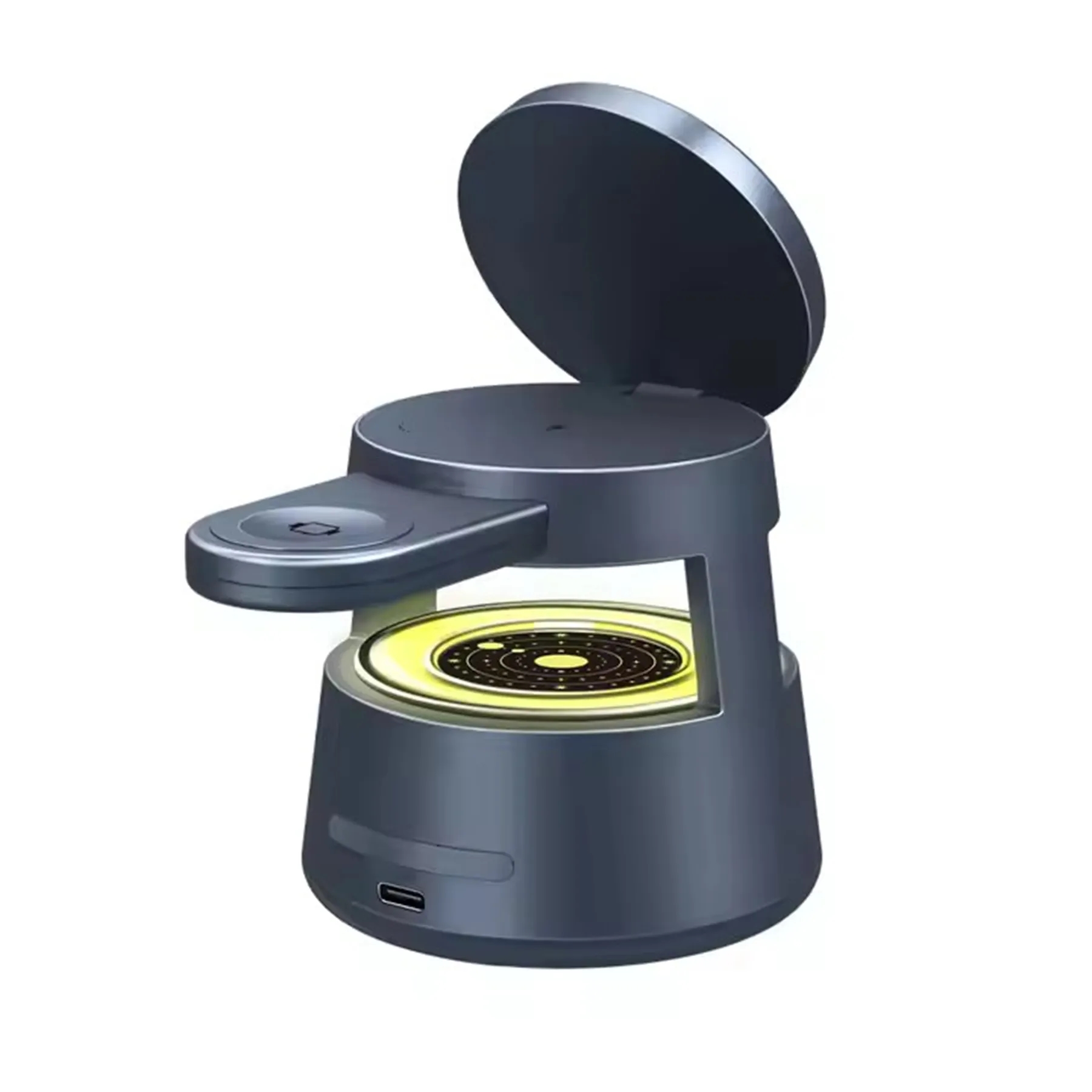 Multifunction 15W Foldable Magnetic Wireless Charger Speaker 4