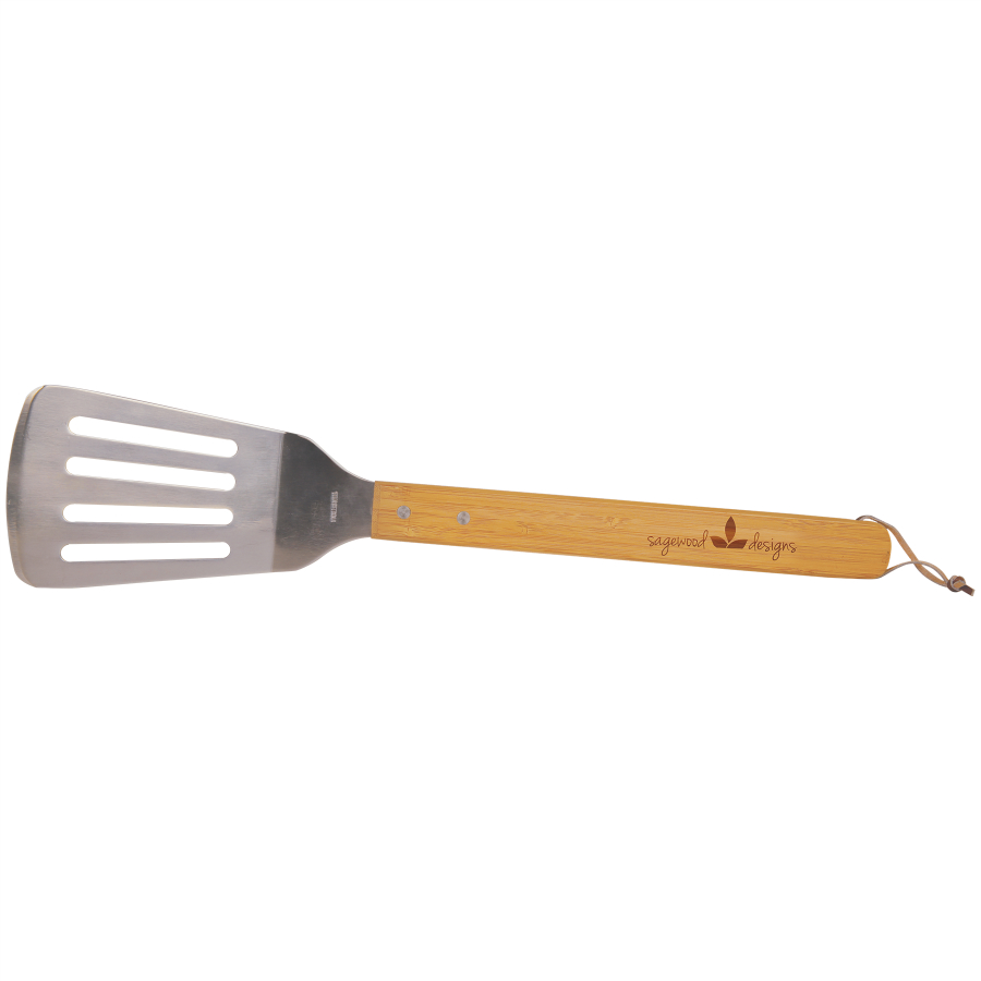 17 1/4" Bamboo Barbeque Spatula 3