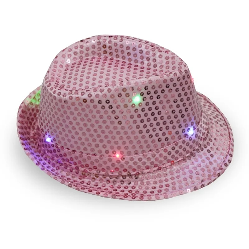 Flashing Fedora Hat For Parties St Patrick'S Day 4