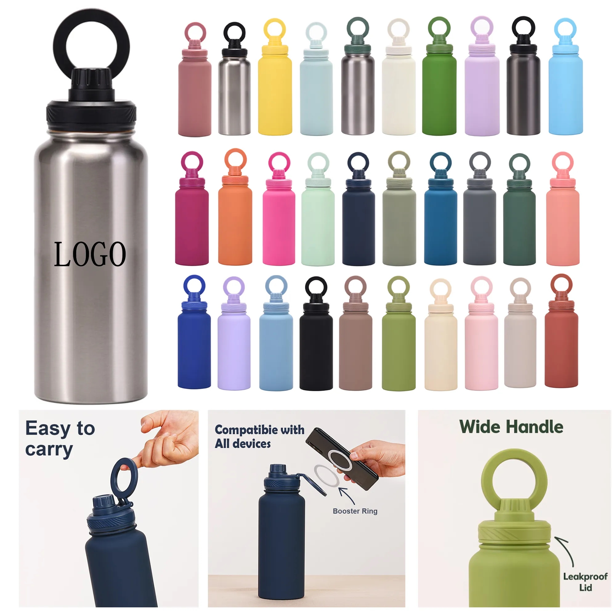 Magnetic Phone Holder Cup 34oz 15