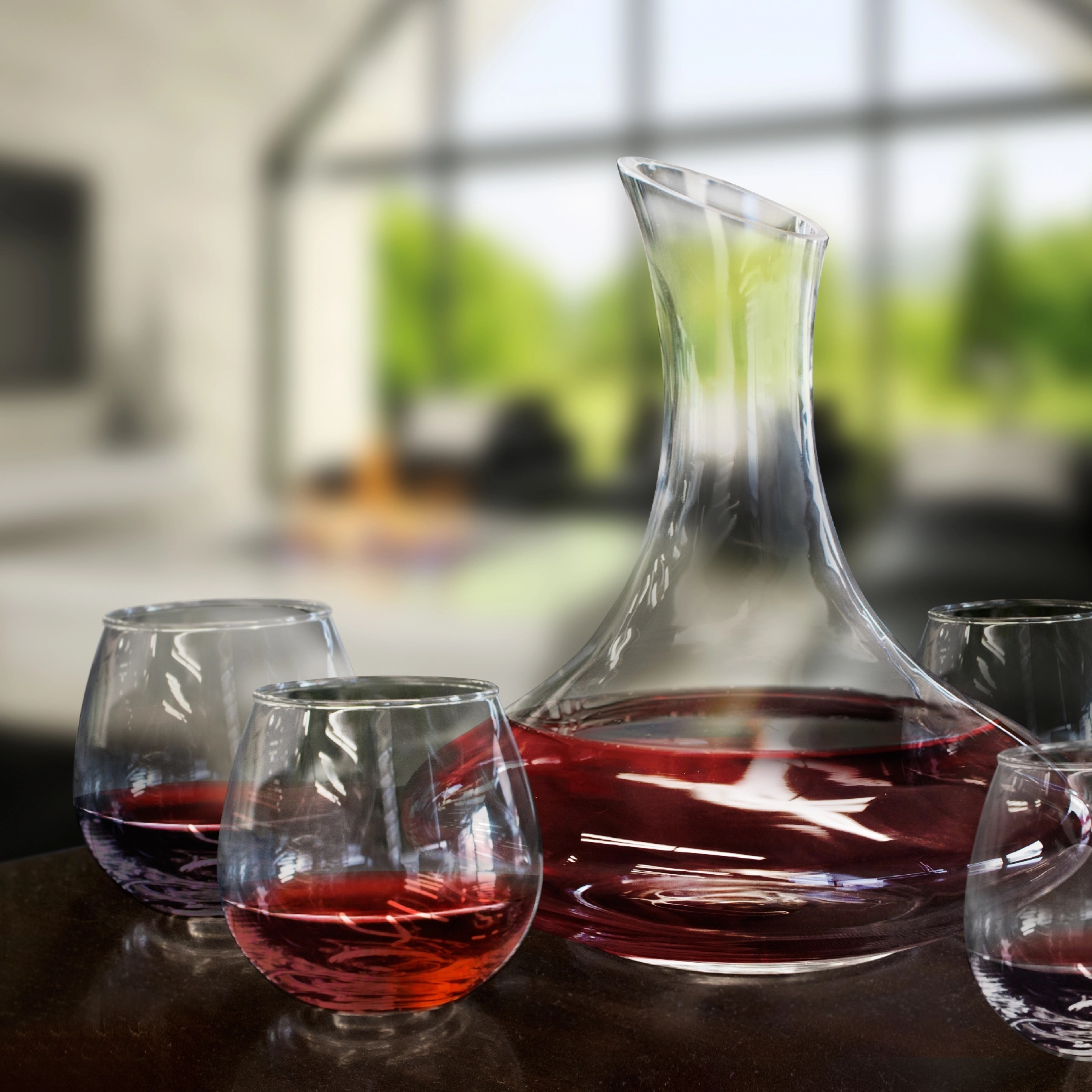 5 Pc Wine Decanter Set, custom bottle opener with logo imprint 9