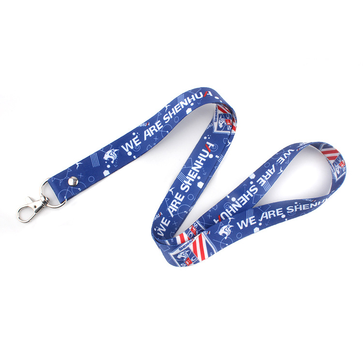 3/8" Custom Silkscreen Lanyards, Flat Ribbed PolyesRTVM 2