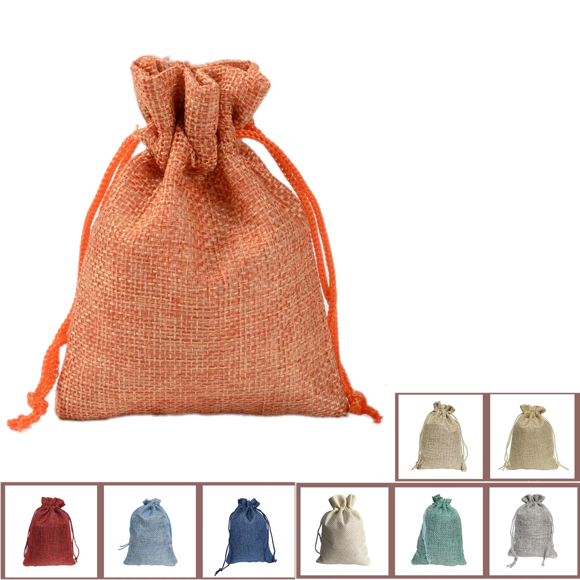 Classy Stuff Burlap/Jute Drawstring Bag