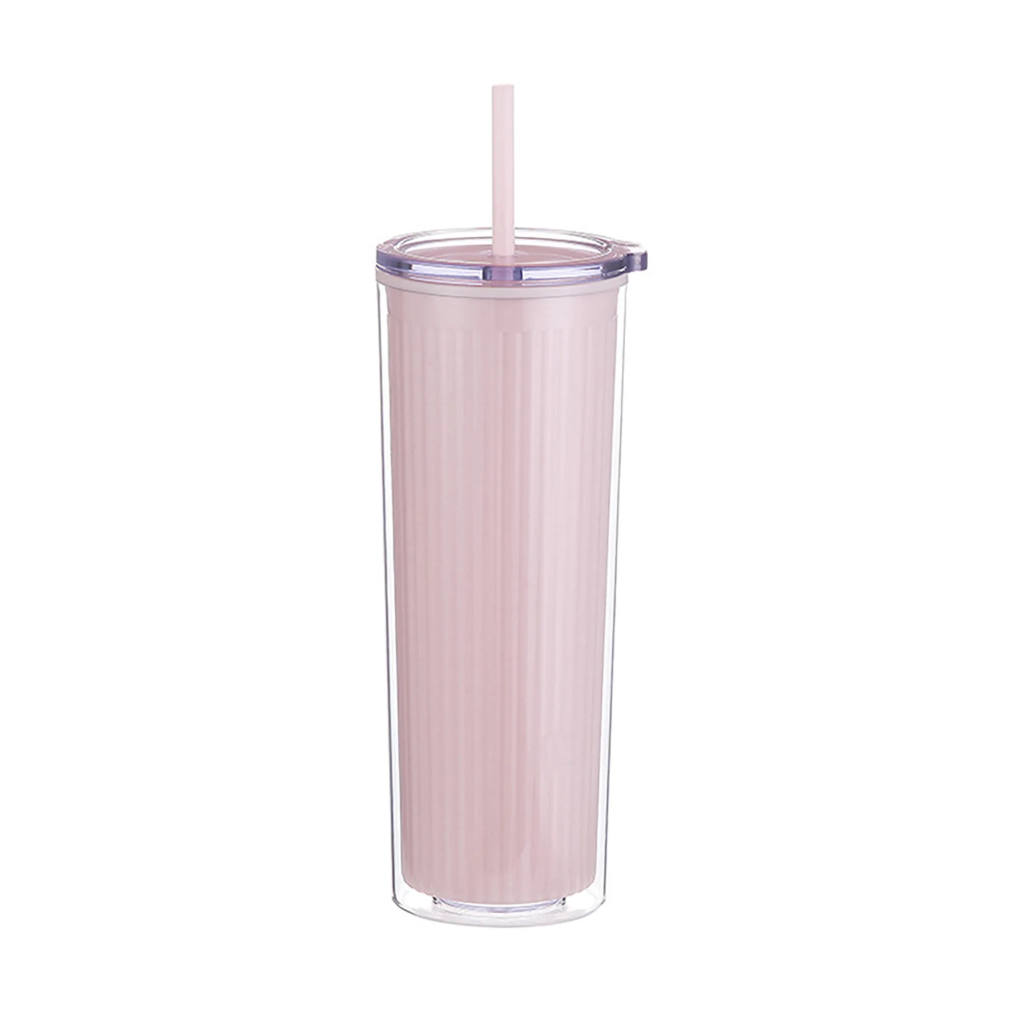 Portable Double Layer Straw Cup for Everyday Hydration 4